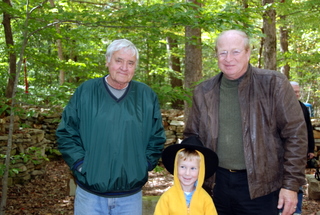 Story teller, Harold, & grandson