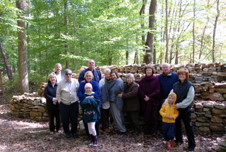 First group photo by the wall